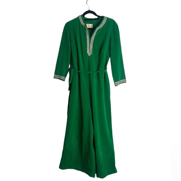 Sears brand green jumpsuit size medium - Picture 2 of 12